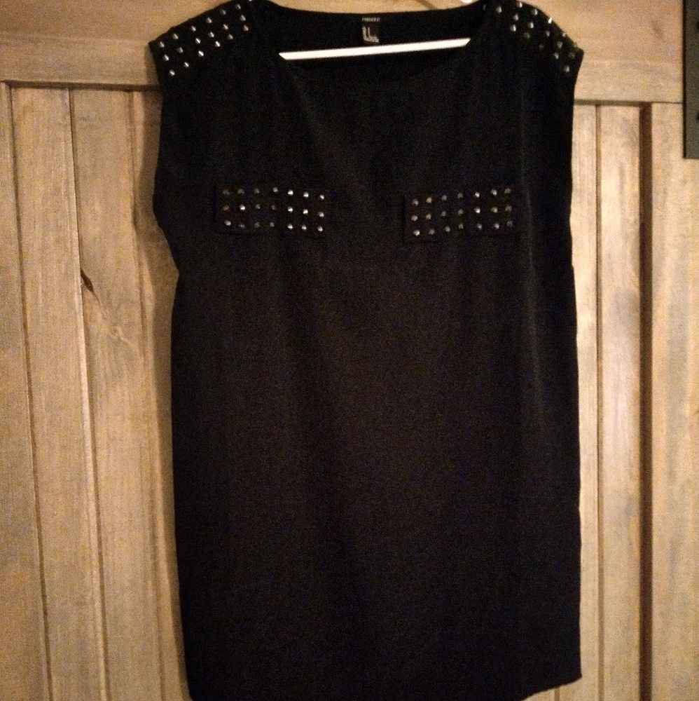 Dress with silver gems